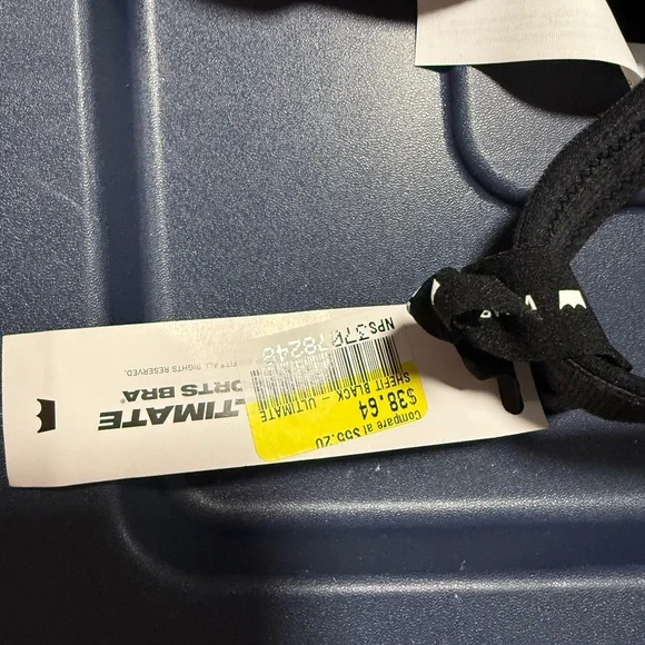 Shefit Ultimate Sports Bra – Black Zip Front Adjustable Support Size M NWT - Picture 5 of 5